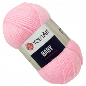 Włóczka YarnArt BABY 100% Akryl CUKIERKOWY RÓŻ 217
