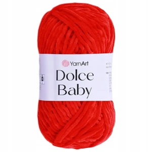 Włóczka YarnArt DOLCE BABY 50g CZERWONA 748