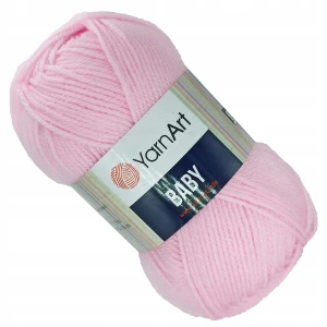 Włóczka YarnArt BABY 100% Akryl 50g RÓŻOWA 649