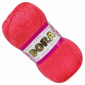 Włóczka Dora Madame Tricote 100g KORALOWY 002