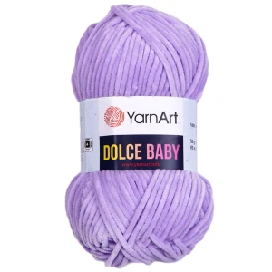 Włóczka YarnArt DOLCE BABY pluszowa 50g FIOLETOWA 744