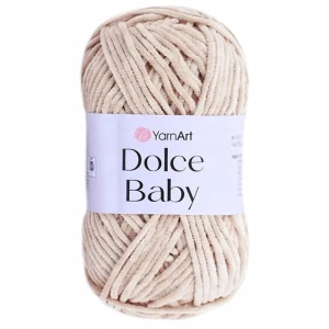 Włóczka YarnArt DOLCE BABY 50g pluszowa J. BEŻ 771