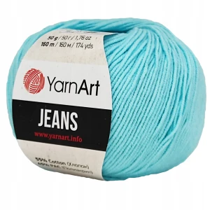 Włóczka YarnArt Jeans bawełna akryl J.LAZUROWA 76