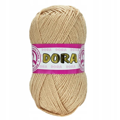Włóczka Dora Madame Tricote Akryl PIASKOWA 114