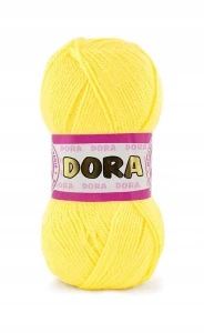Włóczka Dora Madame Tricote 100g Akryl ŻÓŁTA 028
