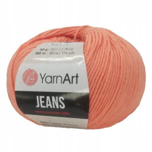 Włóczka YarnArt Jeans 50g bawełn akryl MORELOWY 23