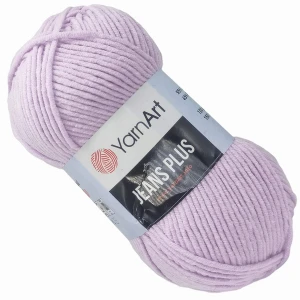 Włóczka YarnArt Jeans Plus bawełna 100g LILIOWY 19