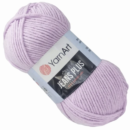 Włóczka YarnArt Jeans Plus bawełna 100g LILIOWY 19