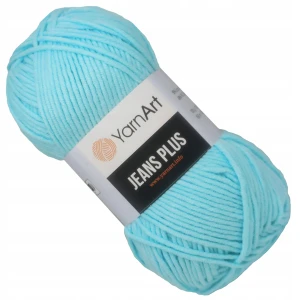 Włóczka YarnArt Jeans Plus bawełna BŁĘKITNY 76