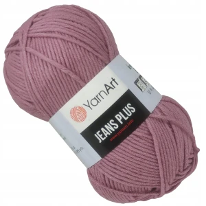 Włóczka YarnArt Jeans Plus bawełna BRUDNY RÓŻ 65