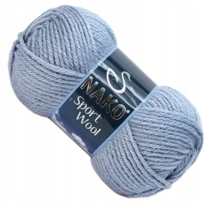 Włóczka NAKO Sport Wool Akryl JEANS MELANŻ 11223
