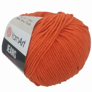 Włóczka YarnArt Jeans 50g bawełna akryl RUDY 85