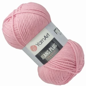 Włóczka YarnArt Jeans Plus 100g bawełna RÓŻOWY 36