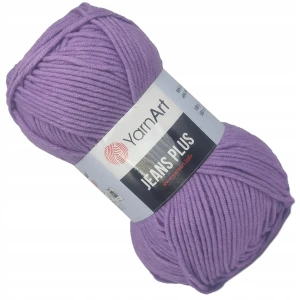 Włóczka YarnArt Jeans Plus 100g FIOLETOWY 72