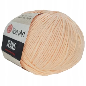 Włóczka YarnArt Jeans 50g bawełn akryl Łosoś 73