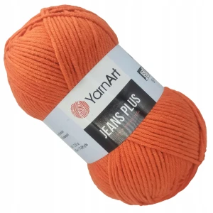 Włóczka YarnArt Jeans Plus 100g bawełna RUDY 85
