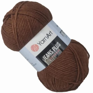 Włóczka YarnArt Jeans Plus 100g bawełna Brązowy 70
