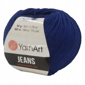 Włóczka YarnArt Jeans bawełna akryl GRANATOWY 54