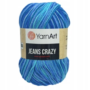 Włóczka YarnArt JEANS CRAZY bawełna OMBRE 8212