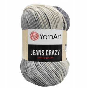 Włóczka YarnArt JEANS CRAZY bawełna OMBRE 8204