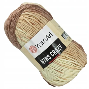 Włóczka YarnArt JEANS CRAZY bawełna OMBRE 8201