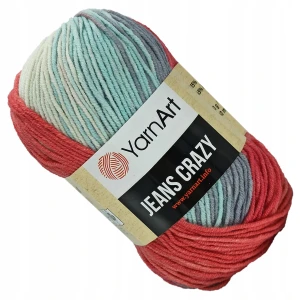 Włóczka YarnArt JEANS CRAZY bawełna OMBRE 8205
