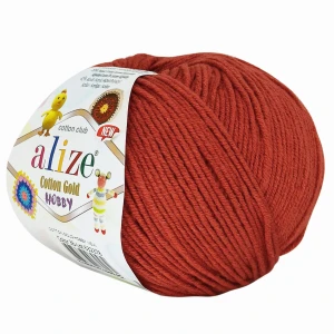 Włóczka Alize Cotton Gold Hobby 50g CEGLASTA 36