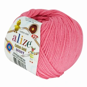 Włóczka Alize Cotton Gold Hobby 50g CIEMNY RÓŻ 33