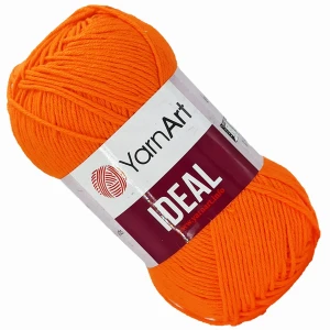 Włóczka YarnArt IDEAL 100% bawełna 50g/170m POMARAŃCZOWA 242