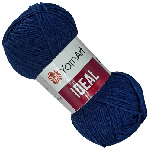 Włóczka YarnArt IDEAL 100% bawełna 50g/170m GRANATOWA 241