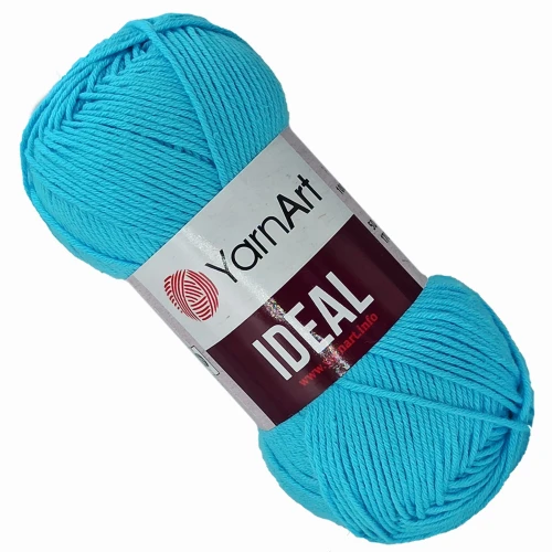 Włóczka YarnArt IDEAL 100% bawełna 50g/170m TURKUSOWA 247