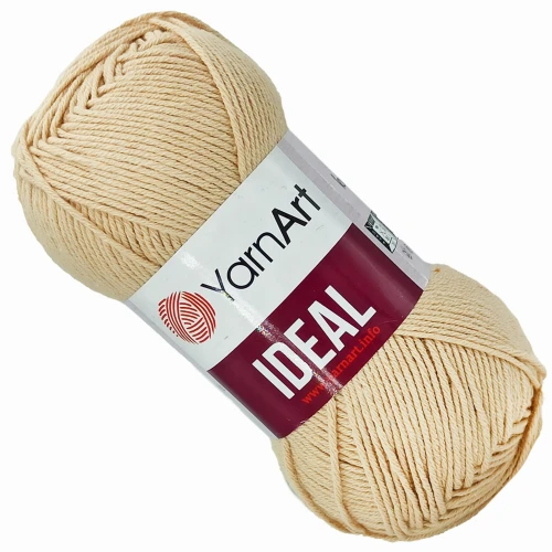 Włóczka YarnArt IDEAL 100% bawełna 50g/170m BEŻOWA 233