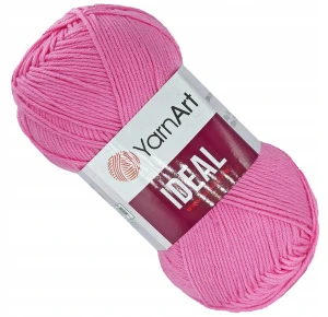 Włóczka YarnArt IDEAL 100% bawełna 50g/170m RÓŻOWA 231