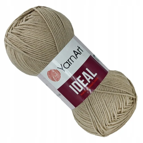 Włóczka YarnArt IDEAL 100% Bawełna 50g/170m CIEMNY BEŻ 234