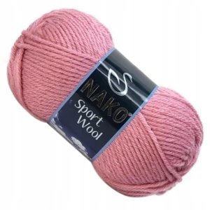 Włóczka NAKO Sport Wool Akryl wełna RÓŻOWA 2276