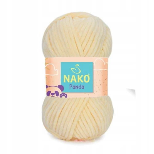 Włóczka Nako Panda pluszowa gruba 100g MORELOWA 3106