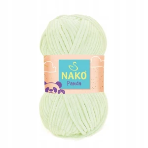 Włóczka Nako Panda pluszowa gruba 100g WANILIA 3118