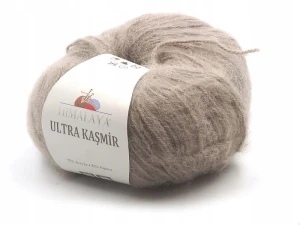 Włóczka Himalaya Ultra KASMIR alpaka+akryl 50g/175m CIEMNA BEŻOWA 812