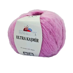 Włóczka Himalaya Ultra KASMIR alpaka+akryl 50g/175m RÓŻOWA 802