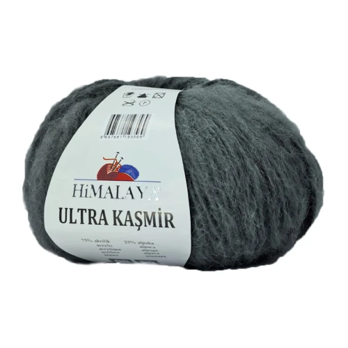 Włóczka Himalaya Ultra KASMIR alpaka+akryl 50g/175m SZARA 825