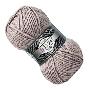 Włóczka Alize SUPERLANA MIDI z wełną 100g/170m BEŻOWA 541