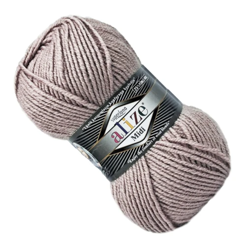 Włóczka Alize SUPERLANA MIDI z wełną 100g/170m BEŻOWA 541