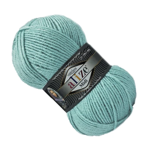 Włóczka Alize SUPERLANA MIDI z wełną 100g/170m MIĘTOWA 463