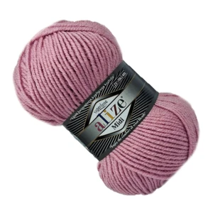 Włóczka Alize SUPERLANA MIDI z wełną 100g/170m PUDROWA 161