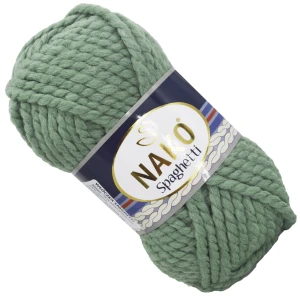 Włóczka NAKO Spaghetti Gruba 100g MIĘTOWA 10483