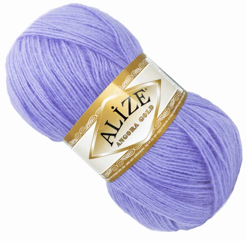 Włóczka Alize Angora Gold z wełną 100g/550m NIEBIESKA 040