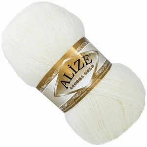 Włóczka Alize Angora Gold z wełną 100g/550m PERŁOWA 450
