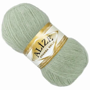 Włóczka Alize Angora Gold z wełną 100g/550m PASTELOWA ZIELEŃ 267