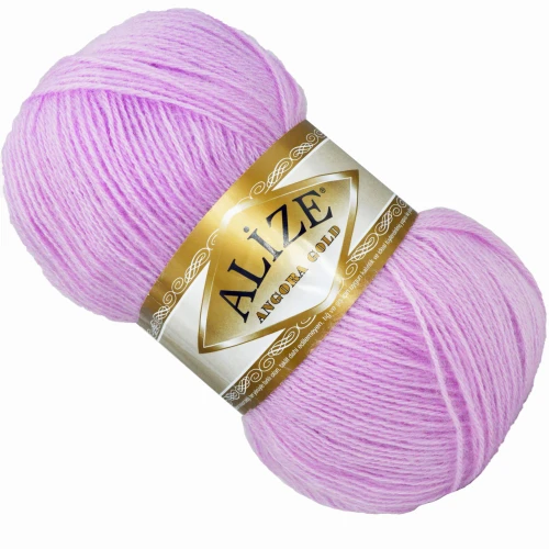 Włóczka Alize Angora Gold z wełną 100g/550m LILIOWA 27