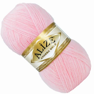 Włóczka Alize Angora Gold z wełną 100g/550m CIELISTY RÓŻ 271